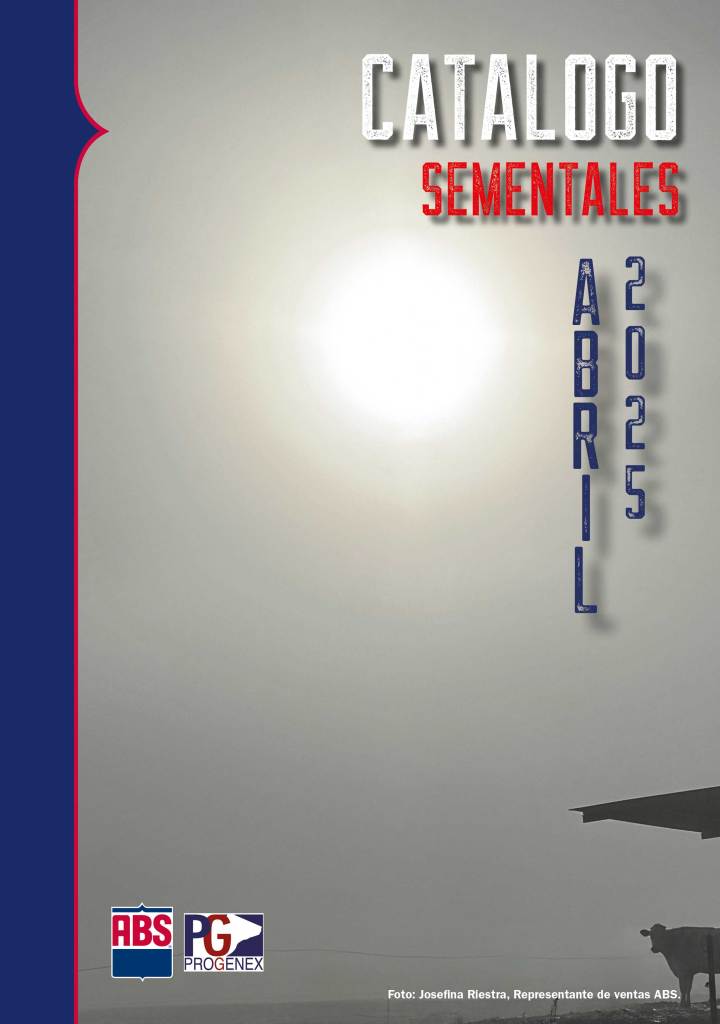 Portada Catálogo Sementales ABS Progenex Abril 2025