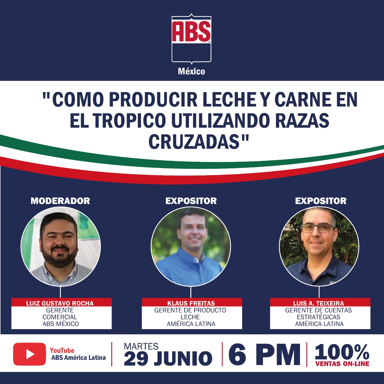 Ventas digitales ABS promueve una conferencia en vivo sobre